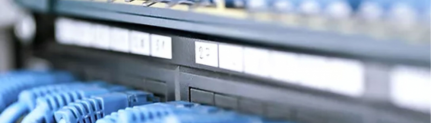 Switcher con varias fichas de red conectadas
